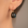 Oorbellen · Brusi CHERRY · met labradorite en diamant