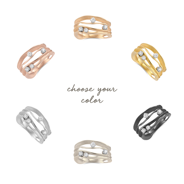 Ring · Cammilli ESSENTIAL · met diamant