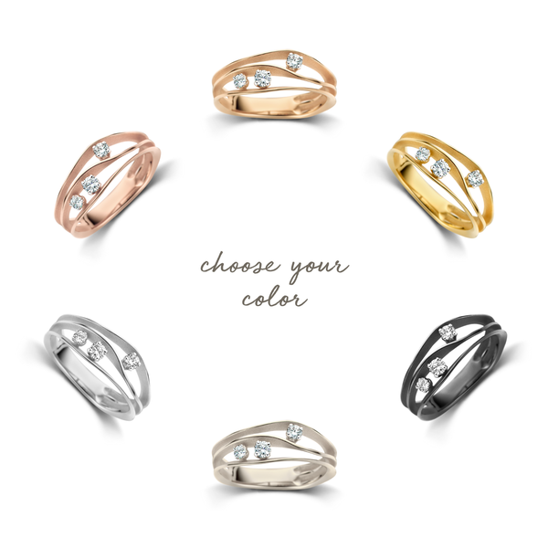 Ring · Cammilli DUNE · met diamant