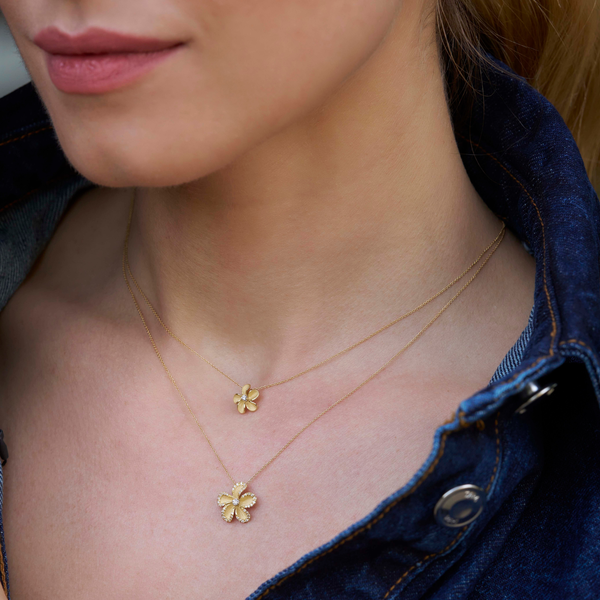Halsketting · Cammilli FLOWERS · met diamant