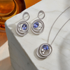 Oorbellen · Annamaria Cammilli ESSENTIAL · White Ice met diamant en tanzanite