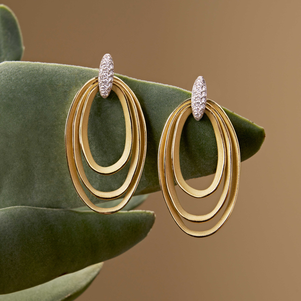 Oorbellen · Cammilli ESSENTIAL · met diamant