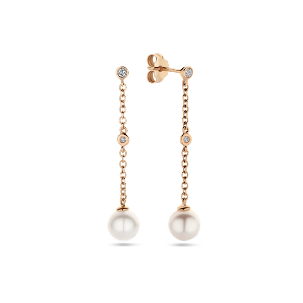 Oorbellen · Vander Avort SEA AKOYA · met parel en diamant