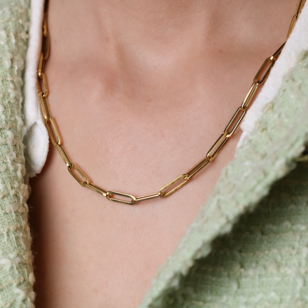 Halsketting medium · Vander Avort ESSENTIALS · met ovale schakels