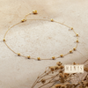 Halsketting · Nanis ELITE · met gouden parels