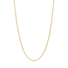 Halsketting koord geel goud
