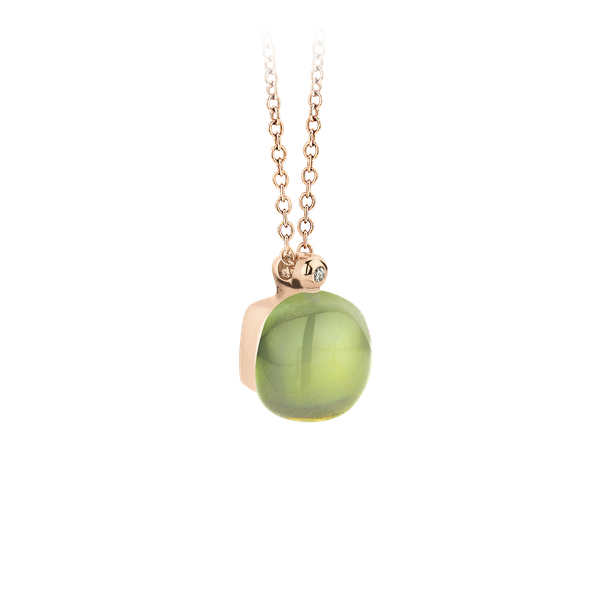 Halsketting · Bigli MINI SWEETY · met amethist, aventurijn en parelmoer (Tropical Green)