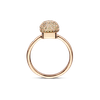 Ring small · Bigli MINI SWEETY · met bruine diamant
