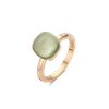 Ring · Bigli MINI SWEETY · met groene amethist en parelmoer (Fantastic Prasiolite)