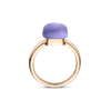 Ring · Bigli MINI SWEETY · met amethist, lapis en parelmoer (Lapis Night)