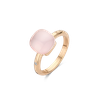 Ring · Bigli MINI SWEETY · met roze kwarts en parelmoer (Pink Quartz So Lovely)