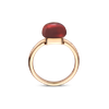 Ring · Bigli MINI SWEETY · met granaat en parelmoer (Garnet Love)
