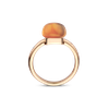Ring · Bigli MINI SWEETY · met madeira citrine en parelmoer (Madeira Glow)