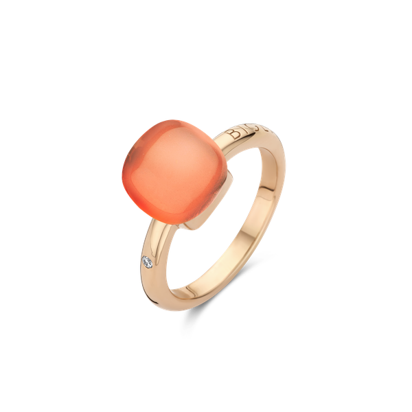Ring · Bigli MINI SWEETY · Deep Coral