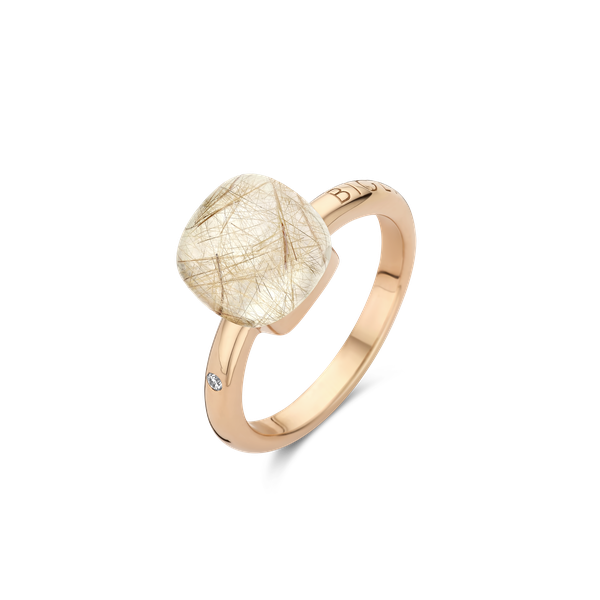 Ring · Bigli MINI SWEETY · Quartz Rutile Moonshine