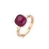 Ring · Bigli MINI SWEETY · met amethist, parelmoer en robijn (Amethyst Blush)