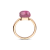Ring · Bigli MINI SWEETY · met amethist, parelmoer en robijn (Amethyst Blush)
