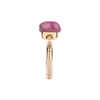 Ring · Bigli MINI SWEETY · met amethist, parelmoer en robijn (Amethyst Blush)