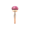 Ring · Bigli MINI SWEETY · met amethist, robijn, parelmoer en diamant (Amethyst Blush)