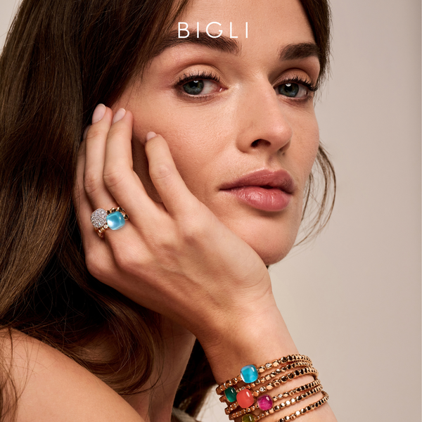 Ring FLEXI · Bigli MINI SWEETY · Quartz Rutile Moonshine