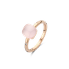 Ring piccolo · Bigli MINI SWEETY · met roze kwarts en parelmoer (So Lovely)