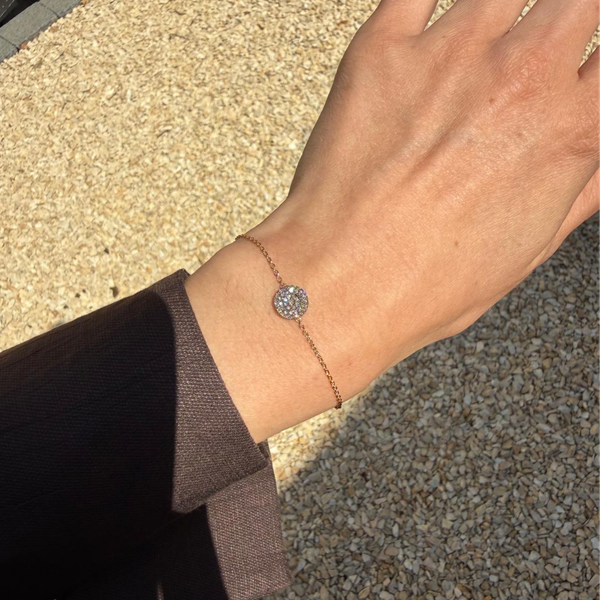 Armband · Bigli MINI WAVES · met diamant