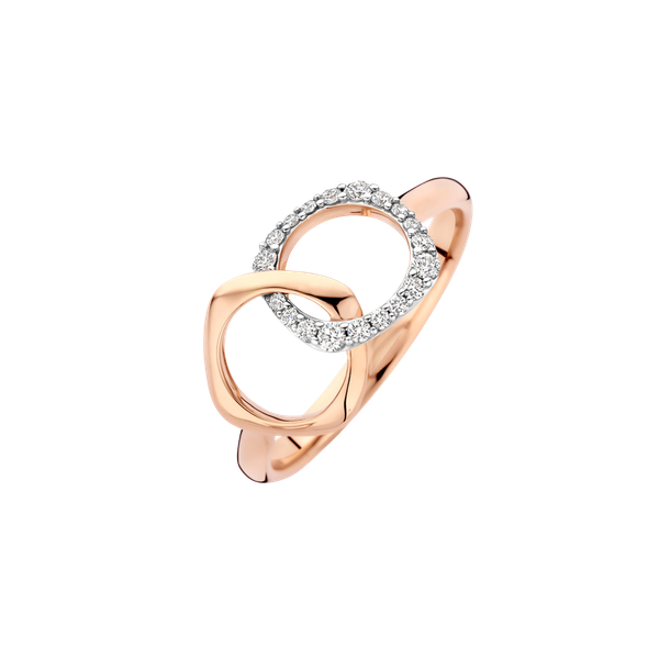 Ring · Bigli ELEMENTS · met diamant