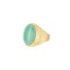 Ring · Nanis MUSE · met jadeite en bergkristal (Lattementa)