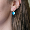 Oorbellen · Bigli MINI SWEETY · met blauwe topaas, turkoois en parelmoer (Eclectic Blue)