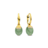 Oorbellen · Nanis AMAZONIA · met groene aventurijn en diamant
