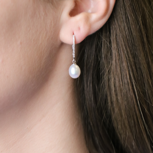 Oorbellen · Vander Avort SEA · met parels en diamant