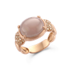 Ring · Brusi POLKY · met maansteen en diamant