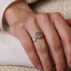Ring · Bigli MINI WAVES · met diamant