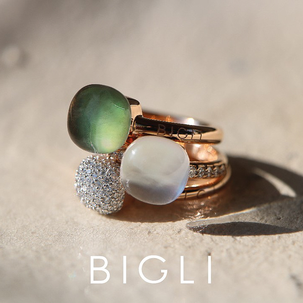 Ring · Bigli MINI SWEETY · Crystal Clear White