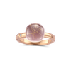 Ring · Bigli MINI SWEETY · met rutielkwarts, jadeliet en parelmoer (Jadeite Cotton Candy)