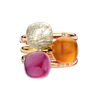 Ring · Bigli MINI SWEETY · met madeira citrine en parelmoer (Madeira Glow)