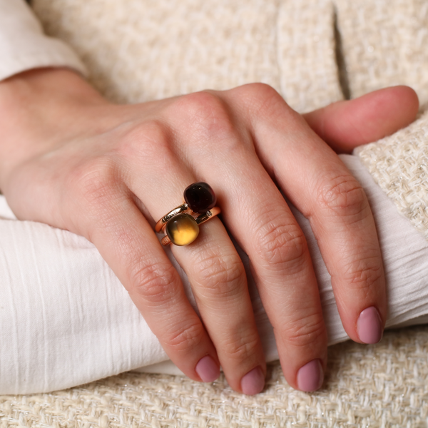 Ring · Bigli MINI SWEETY · Vintage Cognac