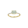Ring medio · Nanis AZURE · met aquamarijn en diamant