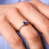 Ring · Vander Avort COLOURFUL · met tanzanite en diamant