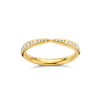 Ring alliance geel goud met 0.21ct diamant