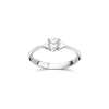 Ring solitaire  · Vander Avort · met 0.32ct rosecut diamant