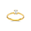 Ring solitaire · Vander Avort · met 0.25ct LAB diamant