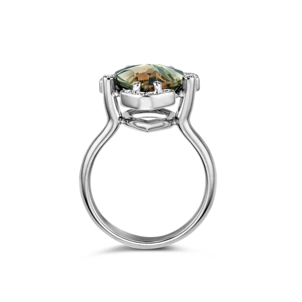 Ring · Vander Avort UNIQUE · met zonnesteen en diamant