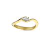 Ring Twist Pear · Vander Avort ICON · met diamant