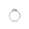 Ring · Bigli MINI LEAVES · met 0.22ct diamant