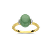 Ring · Nanis AMAZONIA · met groene aventurijn en diamant