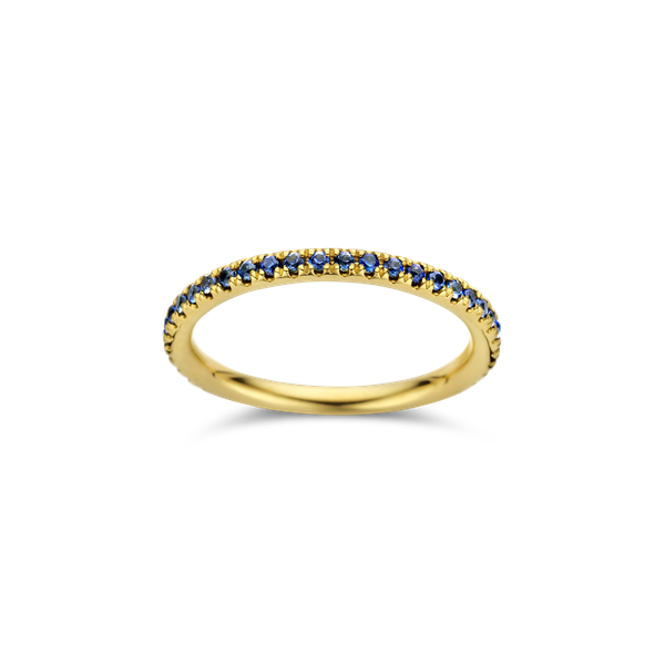 Ring · Vander Avort COLOURFUL · met saffier