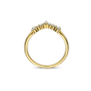 Ring alliance geel goud met 0.20ct diamant