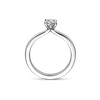 Ring solitaire platina met 0.50ct diamant