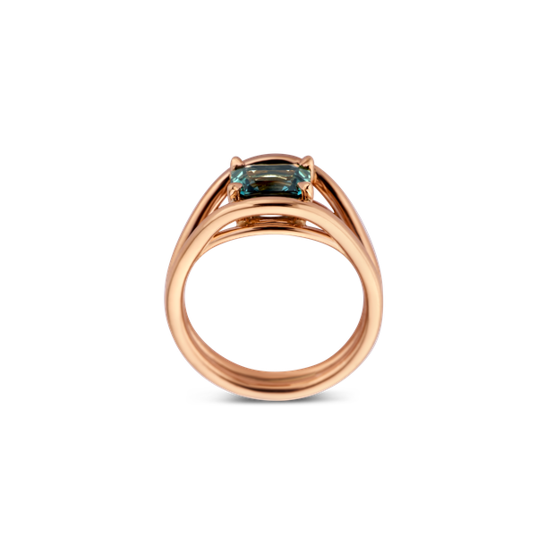 Ring · Vander Avort UNIQUE · met saffier tanzanite